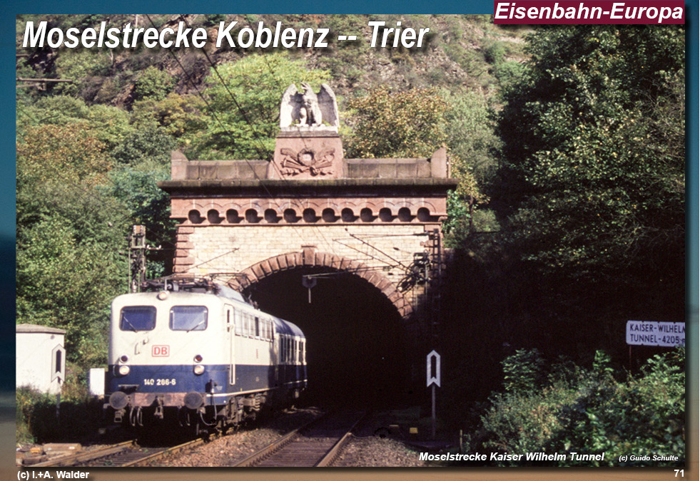 Eisenbahnmagazin Moselbahn von Koblenz nach Trier