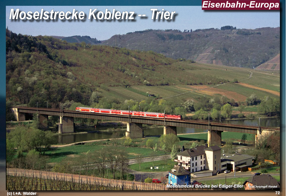 Eisenbahnmagazin Moselbahn von Koblenz nach Trier