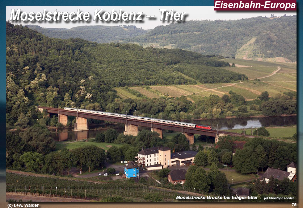 Eisenbahnmagazin Moselbahn von Koblenz nach Trier