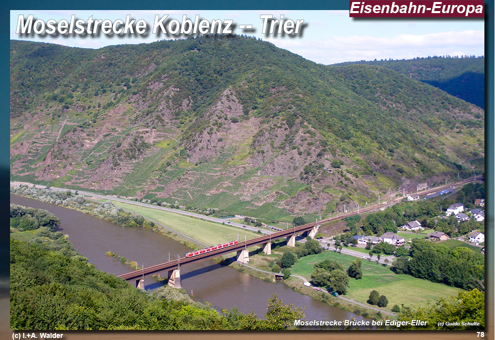 Eisenbahnmagazin Moselbahn von Koblenz nach Trier