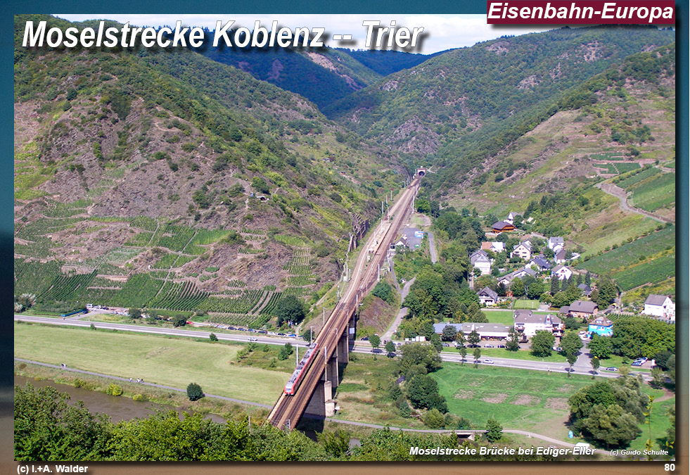Eisenbahnmagazin Moselbahn von Koblenz nach Trier