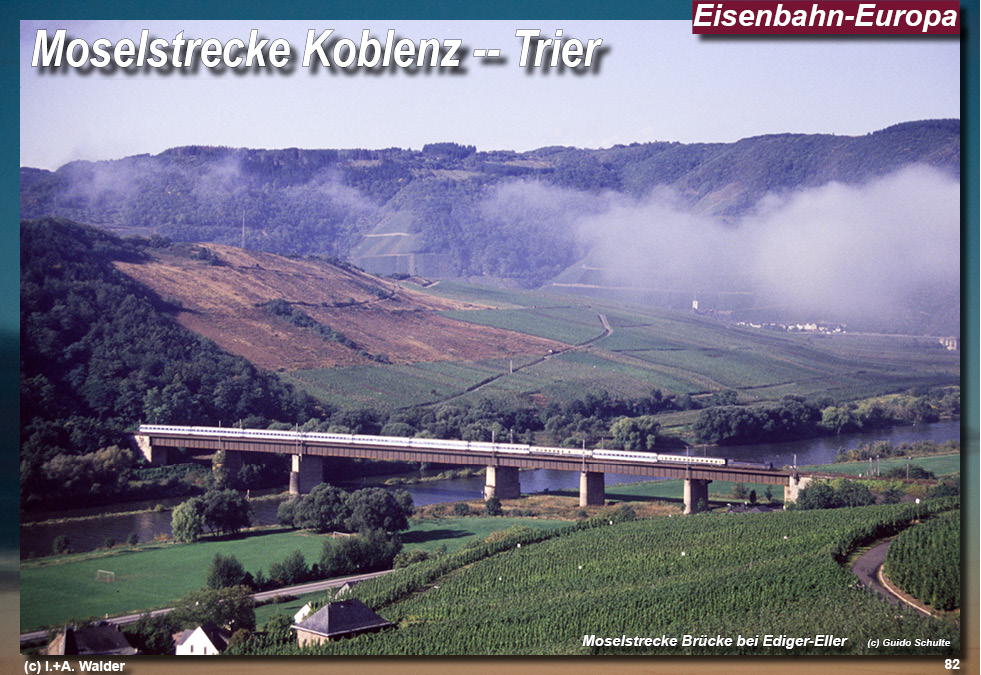 Eisenbahnmagazin Moselbahn von Koblenz nach Trier