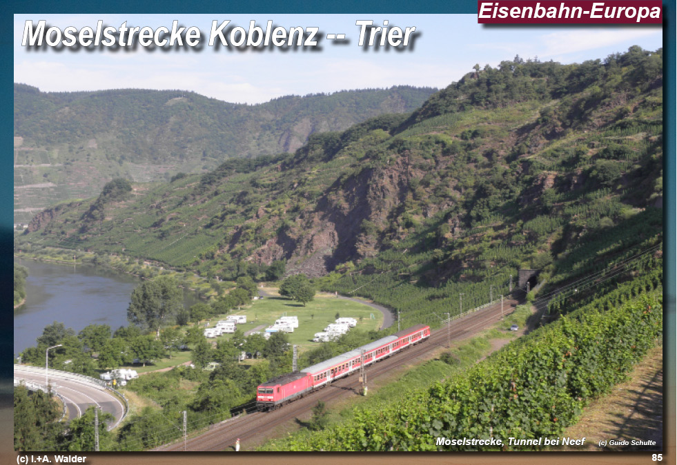 Eisenbahnmagazin Moselbahn von Koblenz nach Trier