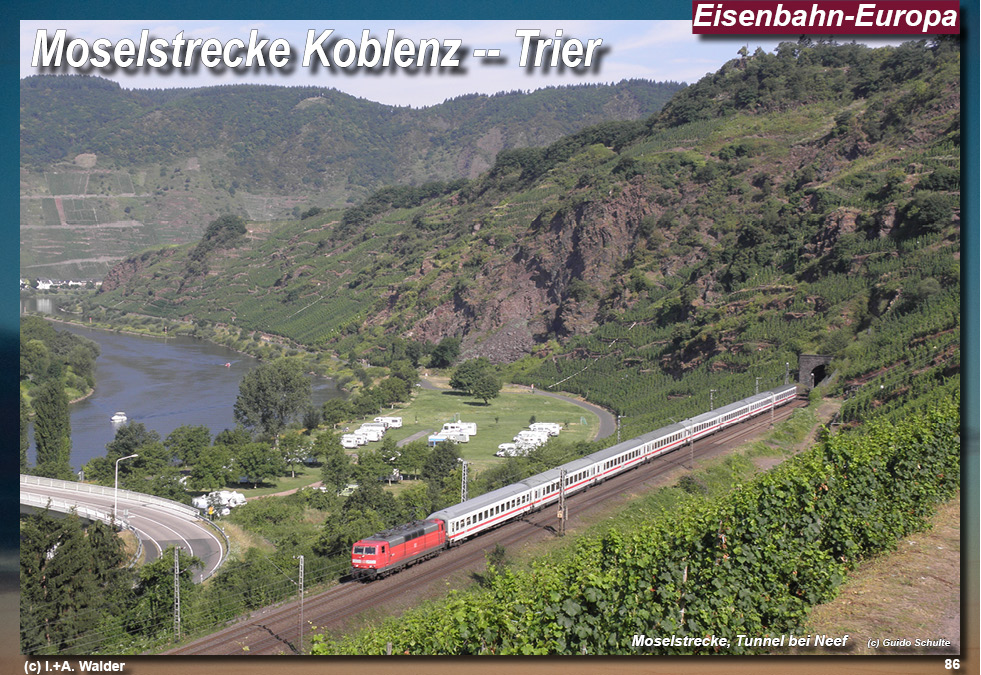 Eisenbahnmagazin Moselbahn von Koblenz nach Trier