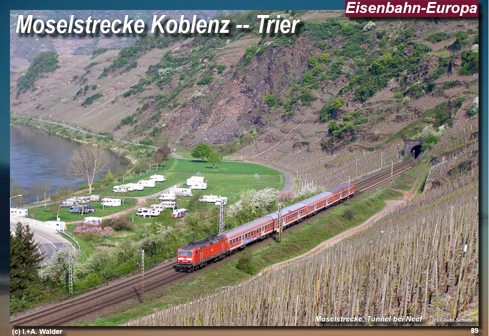 Eisenbahnmagazin Moselbahn von Koblenz nach Trier