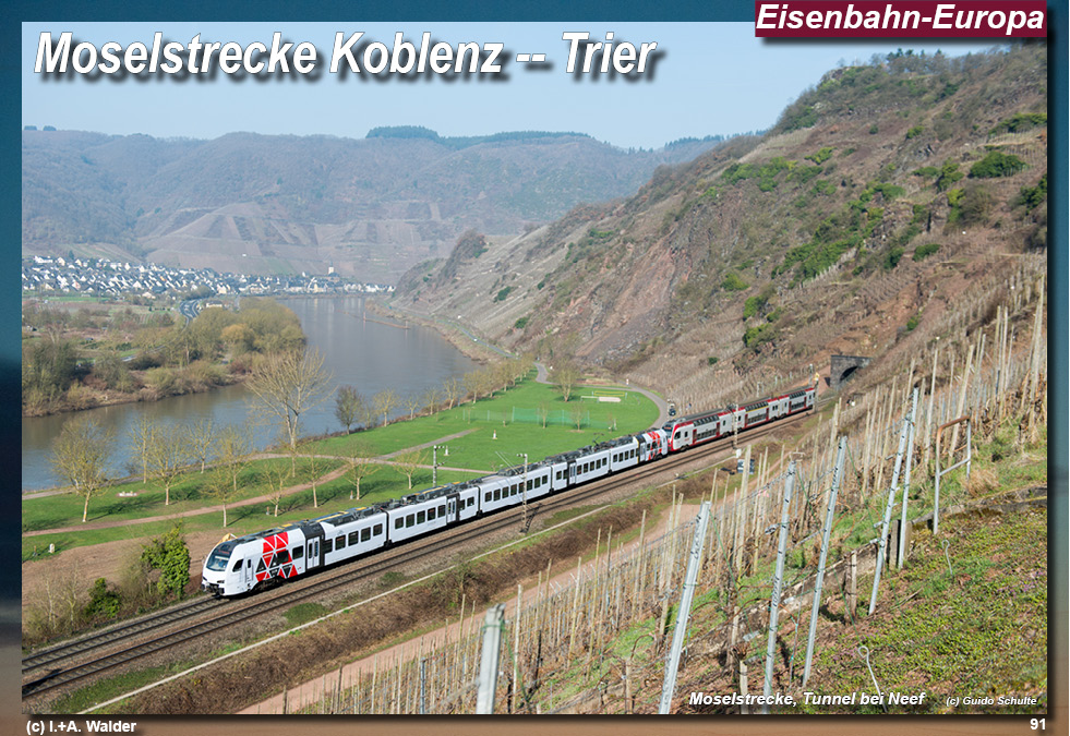Eisenbahnmagazin Moselbahn von Koblenz nach Trier