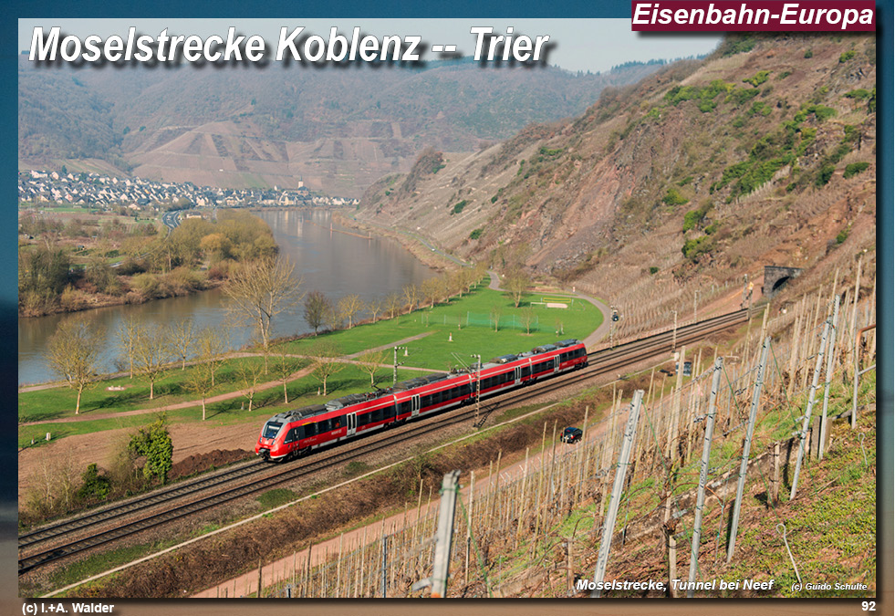Eisenbahnmagazin Moselbahn von Koblenz nach Trier