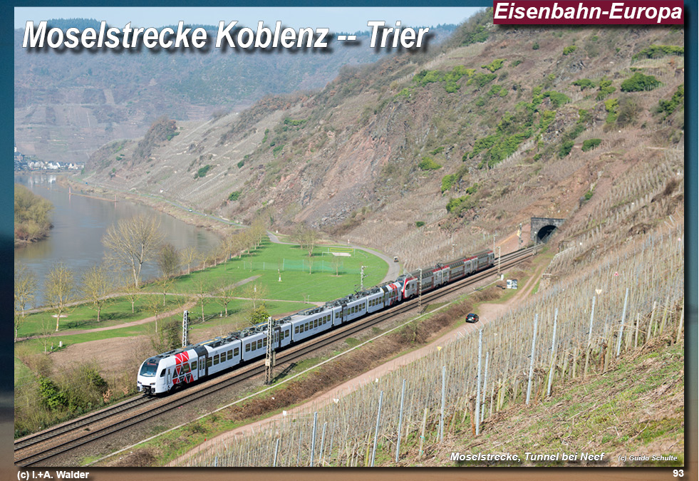 Eisenbahnmagazin Moselbahn von Koblenz nach Trier