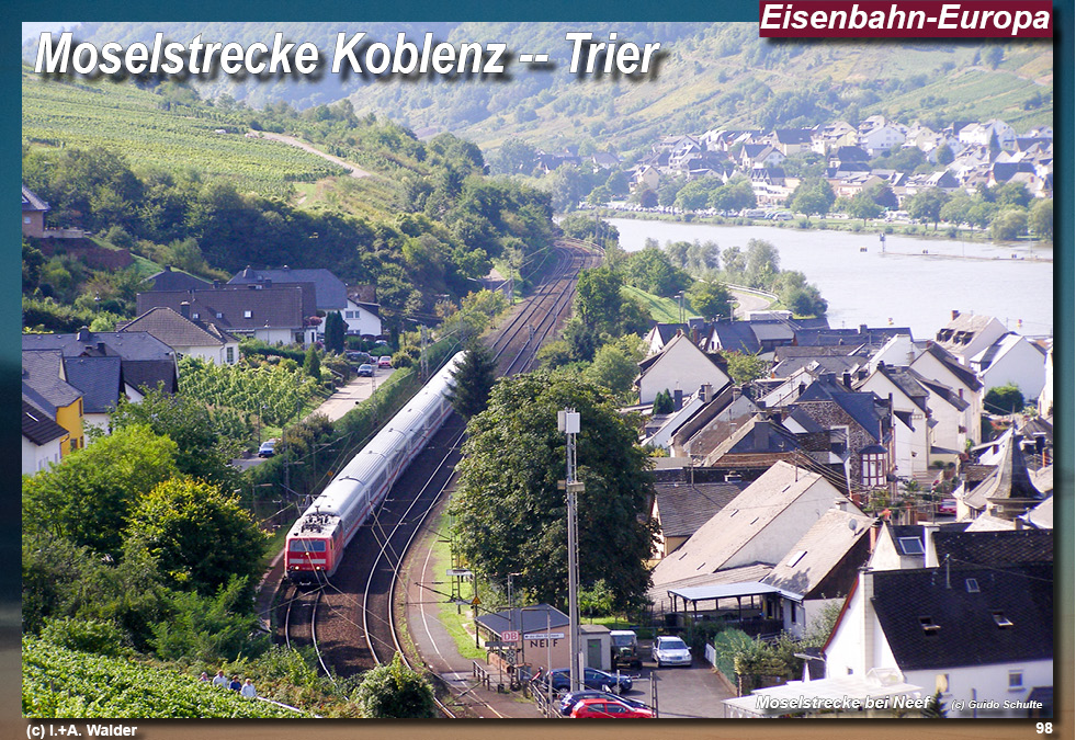 Eisenbahnmagazin Moselbahn von Koblenz nach Trier
