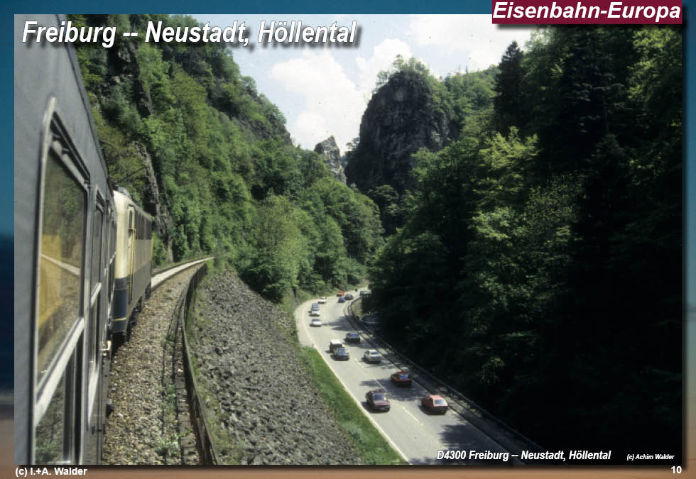 Eisenbahnmagazin Höllentalbahn, Drei Seenbahn, Freiburg - Donaueschingen