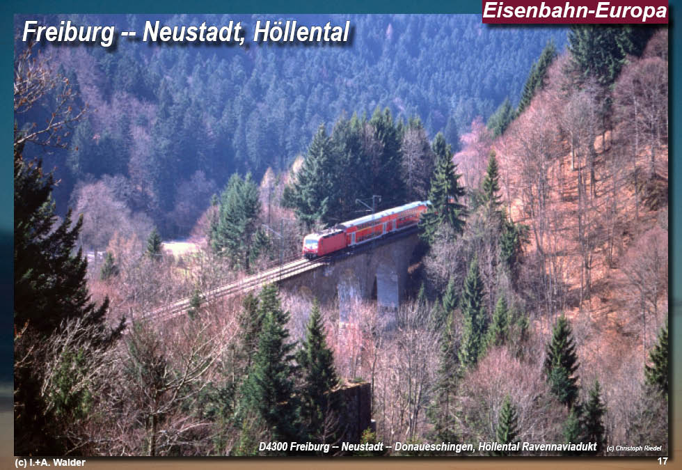Eisenbahnmagazin Höllentalbahn, Drei Seenbahn, Freiburg - Donaueschingen