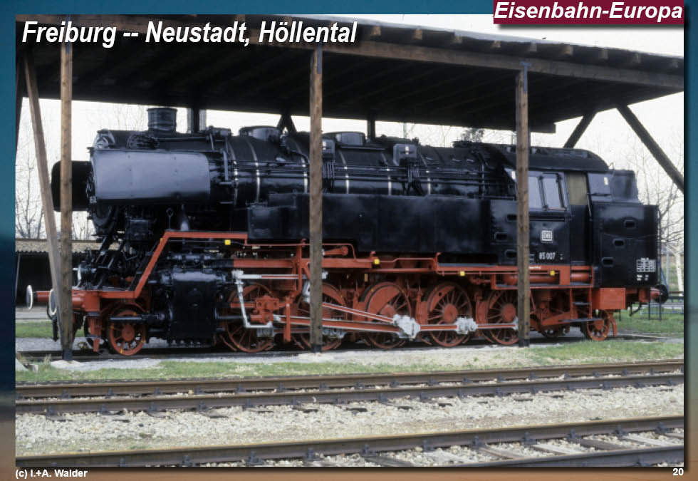 Eisenbahnmagazin Höllentalbahn, Drei Seenbahn, Freiburg - Donaueschingen