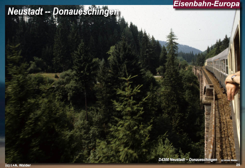 Eisenbahnmagazin Östliche Höllentalbahn, Neustadt - Donaueschingen