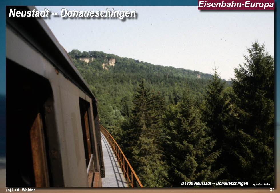 Eisenbahnmagazin Östliche Höllentalbahn, Neustadt - Donaueschingen