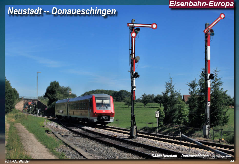 Eisenbahnmagazin Östliche Höllentalbahn, Neustadt - Donaueschingen