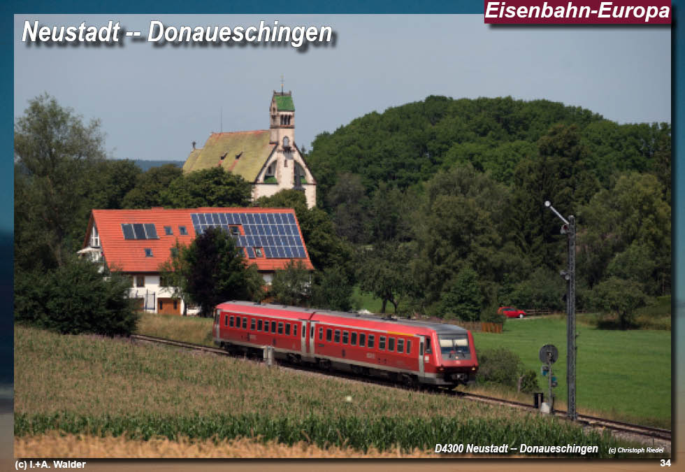 Eisenbahnmagazin Östliche Höllentalbahn, Neustadt - Donaueschingen