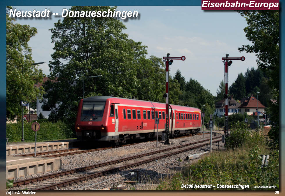 Eisenbahnmagazin Östliche Höllentalbahn, Neustadt - Donaueschingen