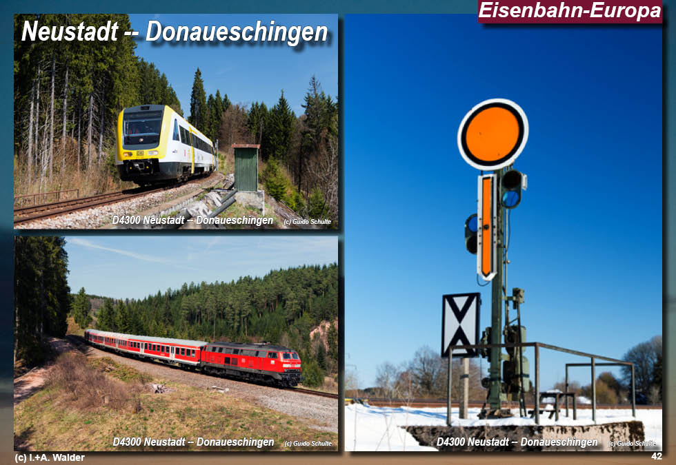 Eisenbahnmagazin Östliche Höllentalbahn, Neustadt - Donaueschingen