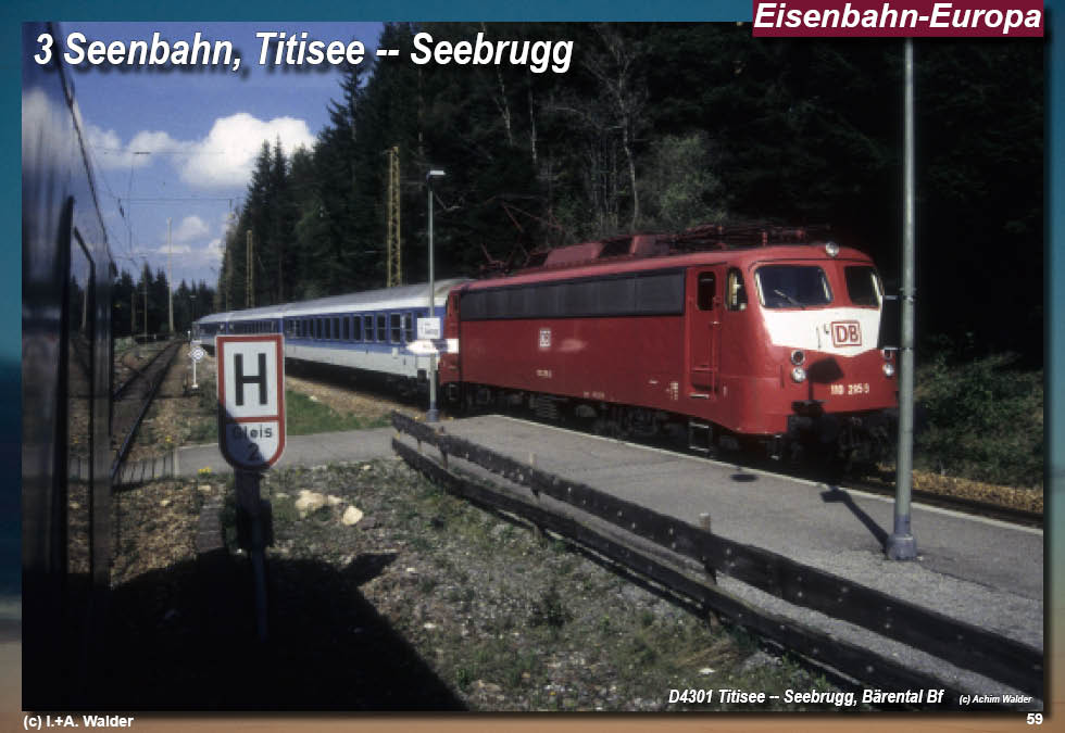 Eisenbahnmagazin 3 Seenbahn - D4301 von Titisee nach Seebrugg