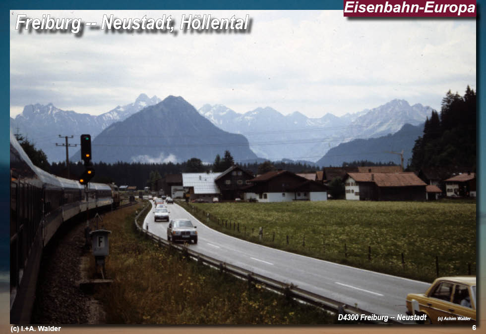 Eisenbahnmagazin Höllentalbahn, Drei Seenbahn, Freiburg - Donaueschingen