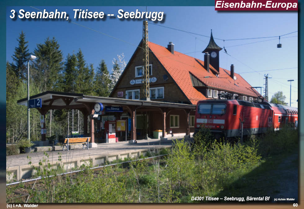 Eisenbahnmagazin 3 Seenbahn - D4301 von Titisee nach Seebrugg