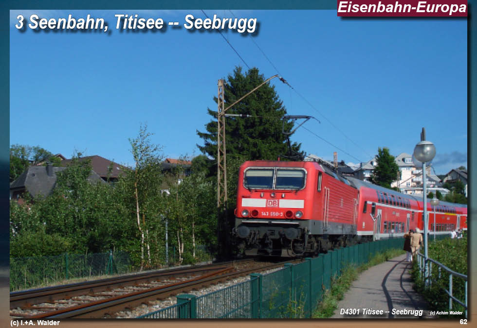Eisenbahnmagazin 3 Seenbahn - D4301 von Titisee nach Seebrugg