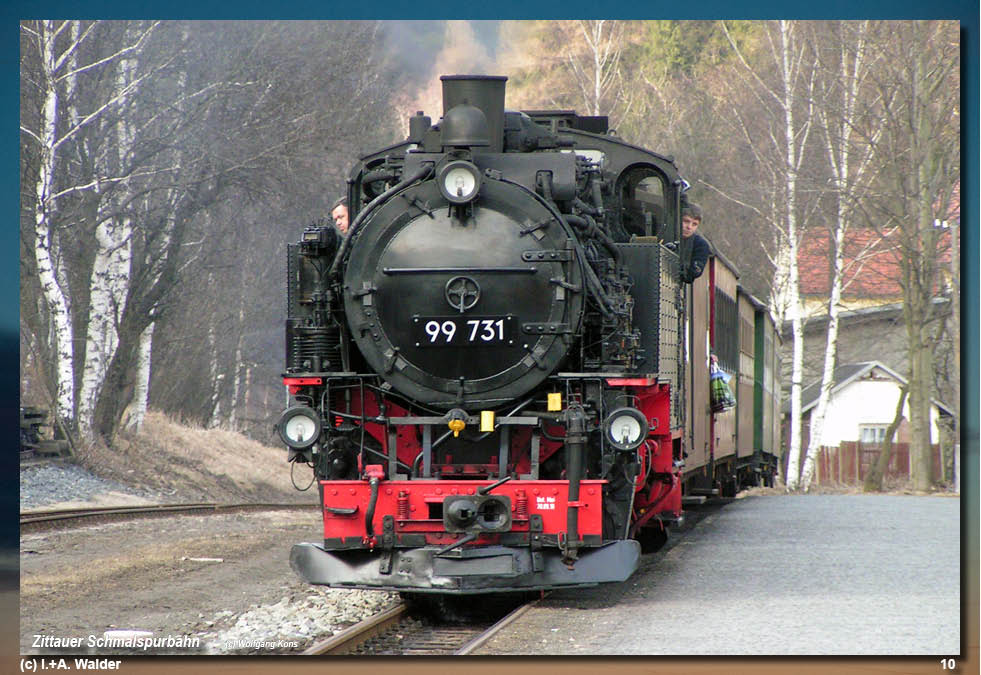 Zittauer Schmalspurbahn in Sachsen