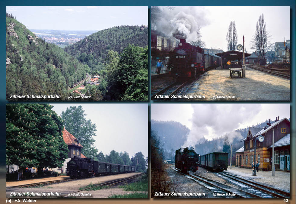 Zittauer Schmalspurbahn in Sachsen