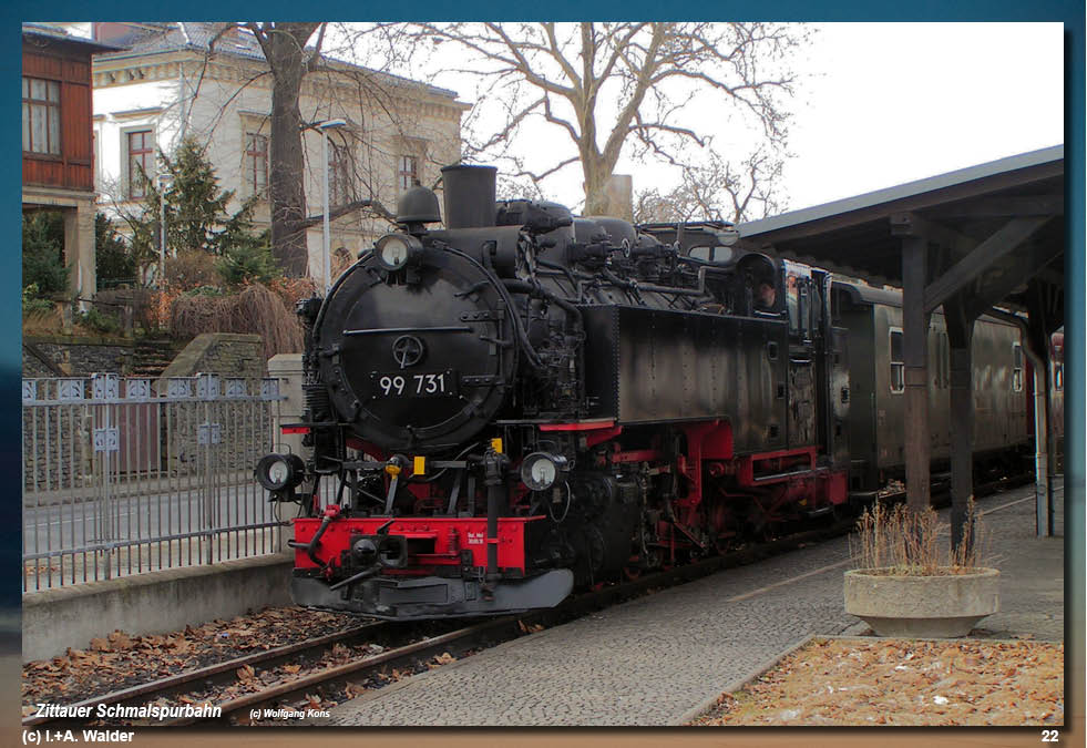 Zittauer Schmalspurbahn in Sachsen