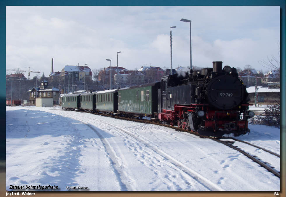Zittauer Schmalspurbahn in Sachsen