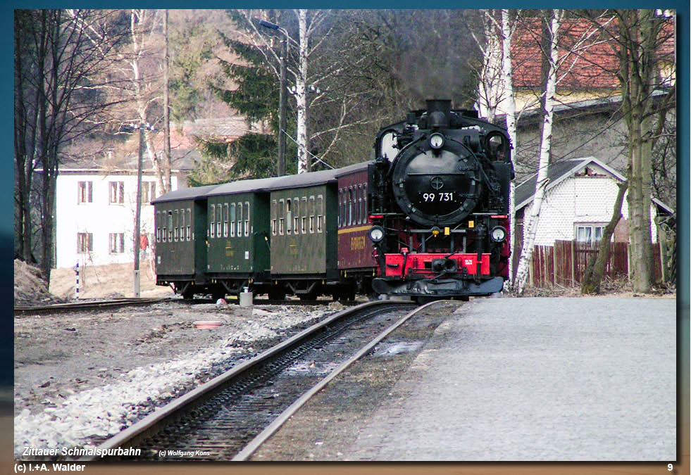 Zittauer Schmalspurbahn in Sachsen