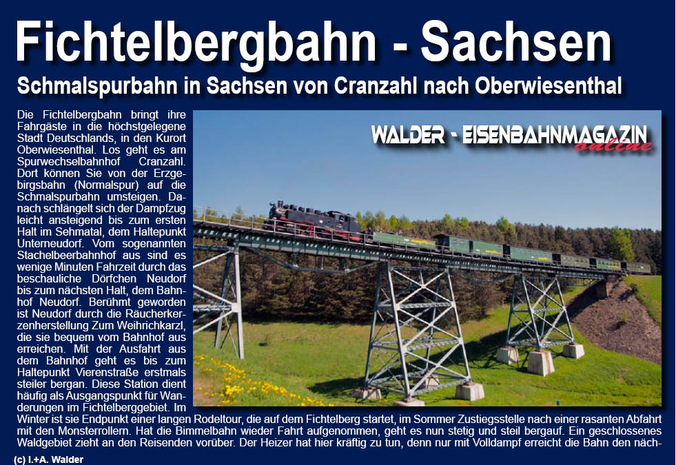 Fichtelbergbahn in Sachsen