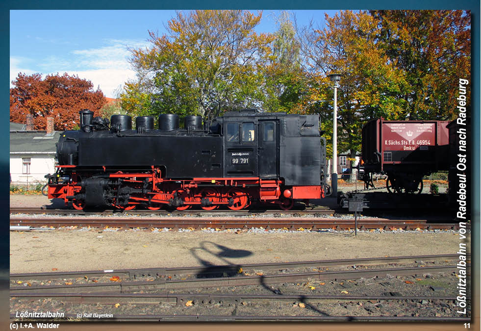Lößnitztalbahn in Sachsen