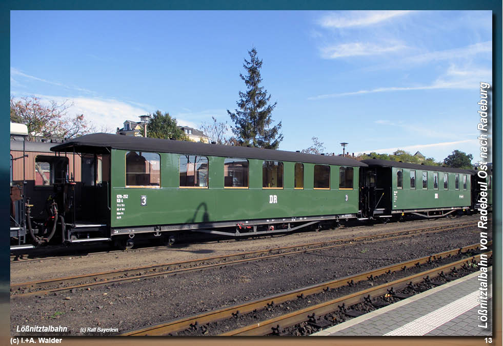 Lößnitztalbahn in Sachsen