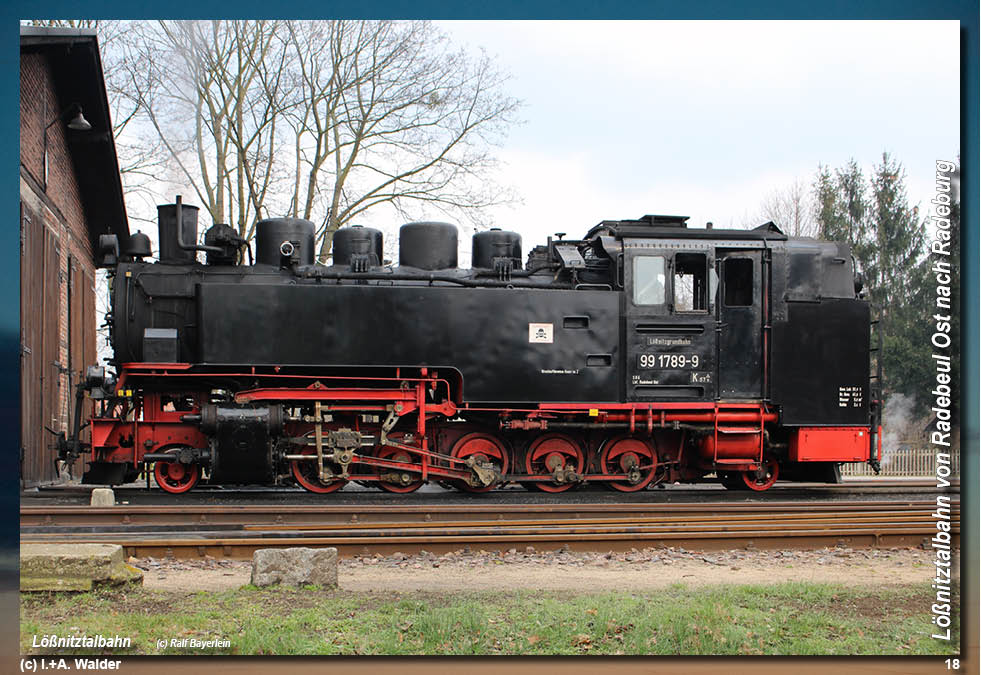 Lößnitztalbahn in Sachsen