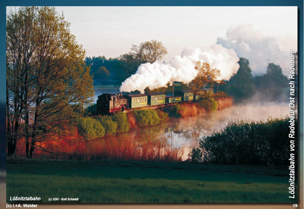 Lößnitztalbahn in Sachsen