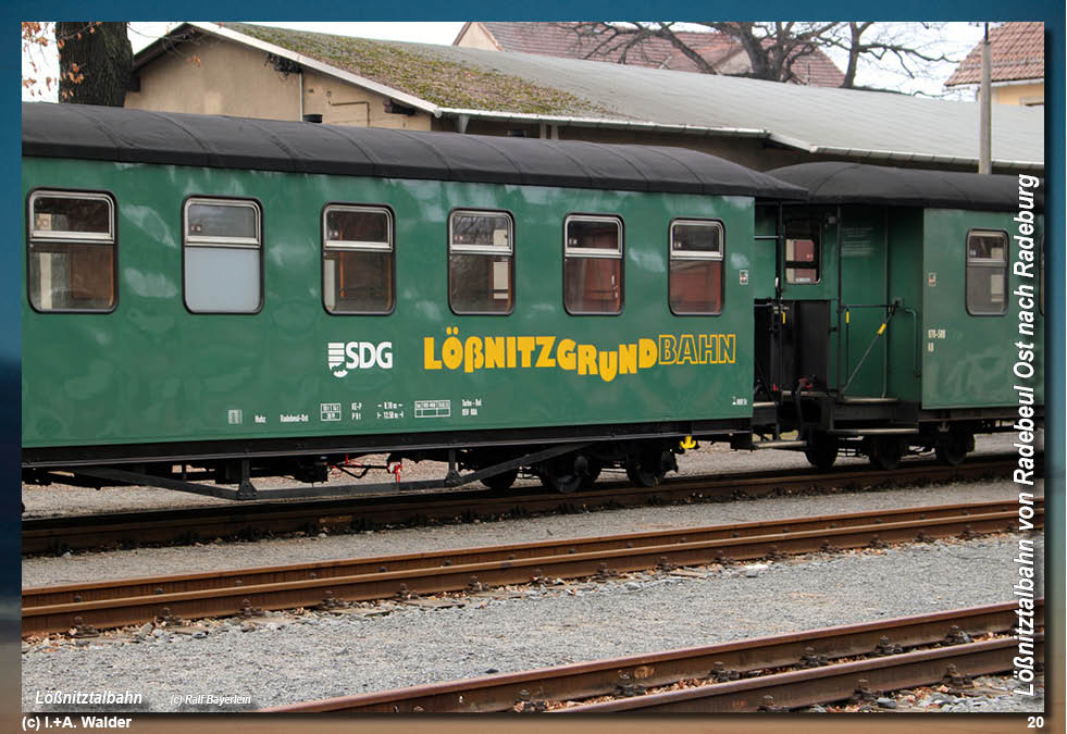 Lößnitztalbahn in Sachsen