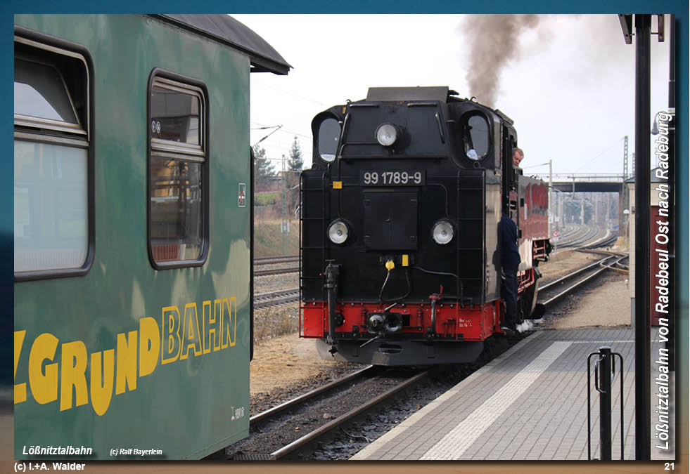 Lößnitztalbahn in Sachsen