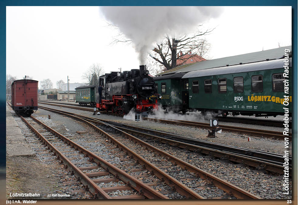 Lößnitztalbahn in Sachsen