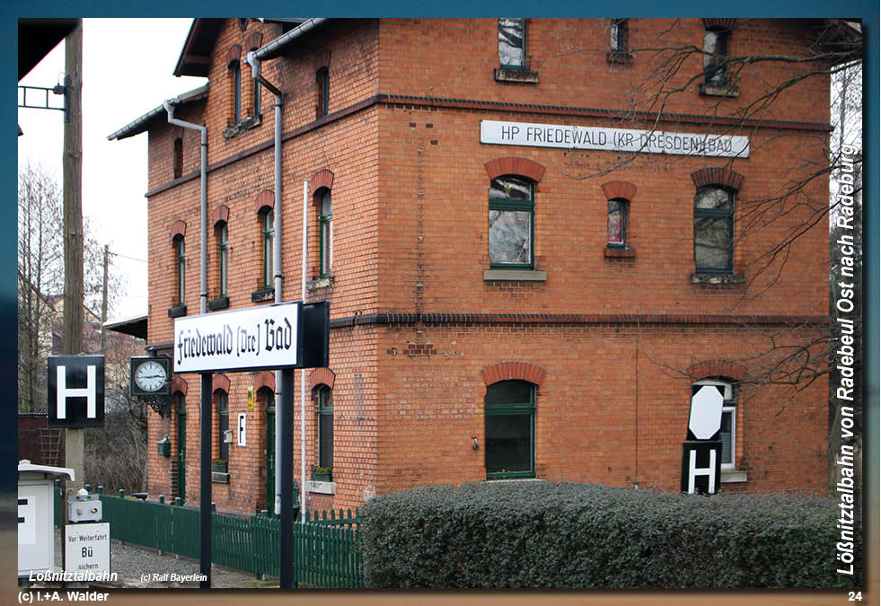 Lößnitztalbahn in Sachsen