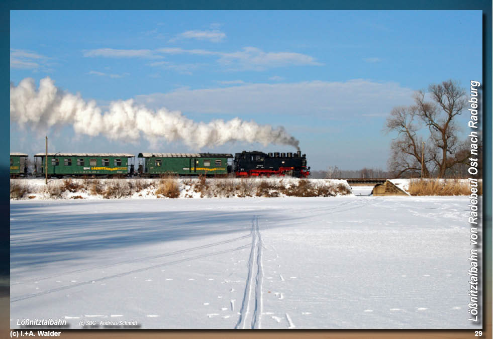 Lößnitztalbahn in Sachsen