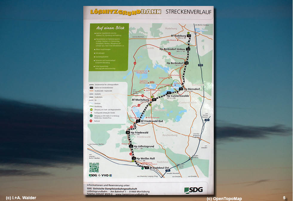 Lößnitztalbahn in Sachsen