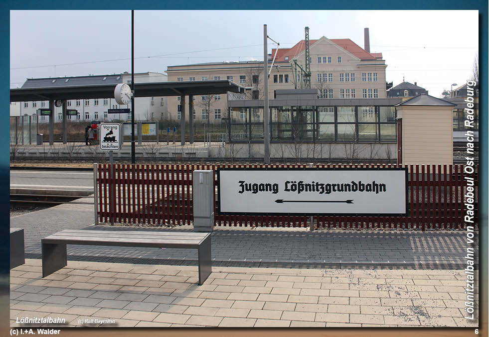 Lößnitztalbahn in Sachsen