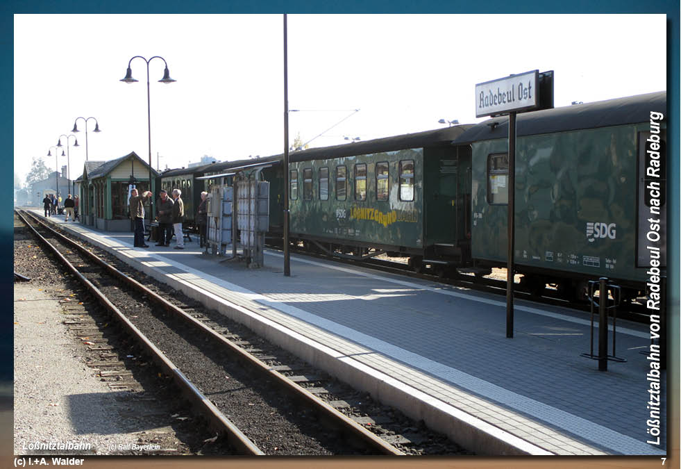 Lößnitztalbahn in Sachsen
