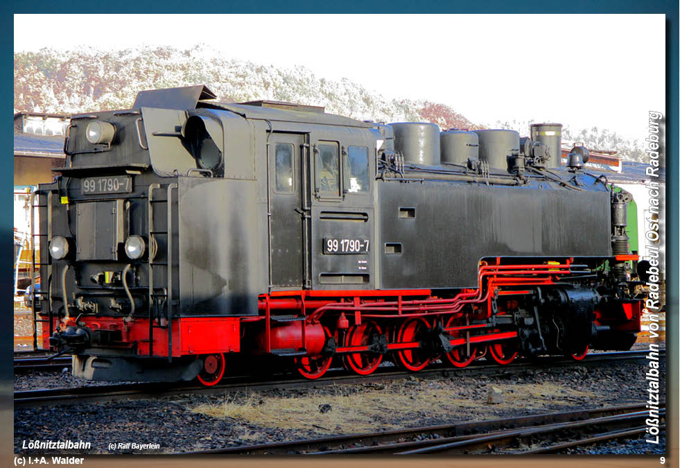 Lößnitztalbahn in Sachsen