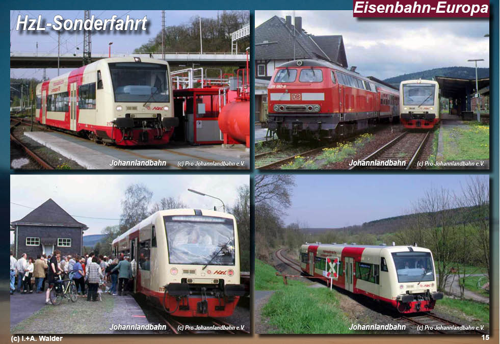 Eisenbahnmagazin Johannlandbahn Siegener-Kreisbahn von Siegen über Netphen nach Deuz Eisenbahnmagazin Johannlandbahn Siegener-Kreisbahn von Siegen über Netphen nach Deuz