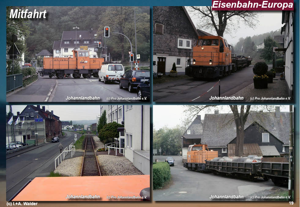 Eisenbahnmagazin Johannlandbahn Siegener-Kreisbahn von Siegen über Netphen nach Deuz Eisenbahnmagazin Johannlandbahn Siegener-Kreisbahn von Siegen über Netphen nach Deuz