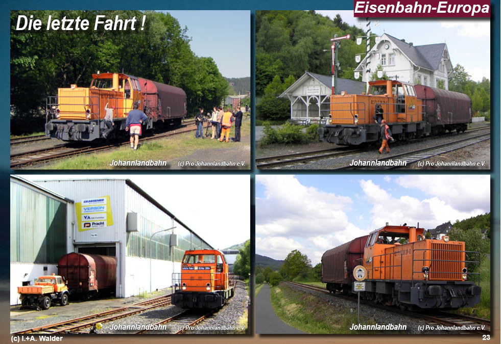Eisenbahnmagazin Johannlandbahn Siegener-Kreisbahn von Siegen über Netphen nach Deuz Eisenbahnmagazin Johannlandbahn Siegener-Kreisbahn von Siegen über Netphen nach Deuz