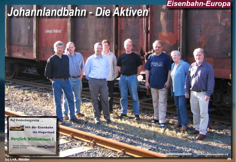 Eisenbahnmagazin Johannlandbahn Siegener-Kreisbahn von Siegen über Netphen nach Deuz Eisenbahnmagazin Johannlandbahn Siegener-Kreisbahn von Siegen über Netphen nach Deuz