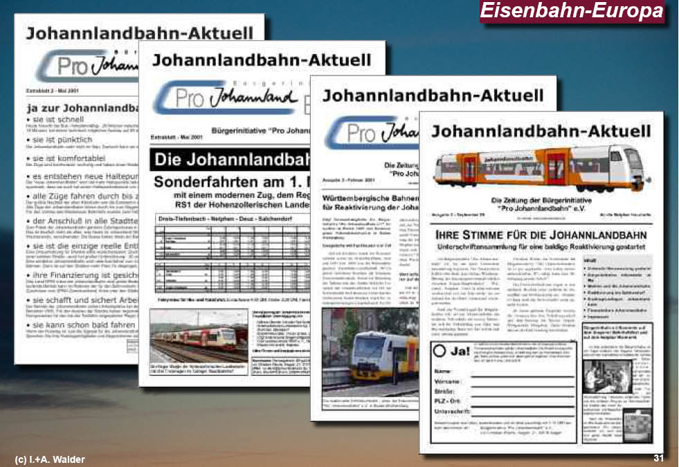 Eisenbahnmagazin Johannlandbahn Siegener-Kreisbahn von Siegen über Netphen nach Deuz Eisenbahnmagazin Johannlandbahn Siegener-Kreisbahn von Siegen über Netphen nach Deuz